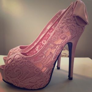 Open Toe Platform Heels